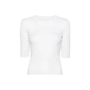 Chloé Iconic Milk Crew-Neck Sweater , White , Dames , Maat: L