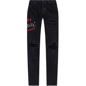 Amiri, Heren, Jeans, Zwart, Maat: W32 Denim,