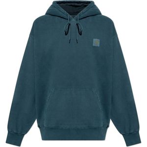 Carhartt Wip - Hooded Vista Sweat - Hoodie - Blauw - Katoen