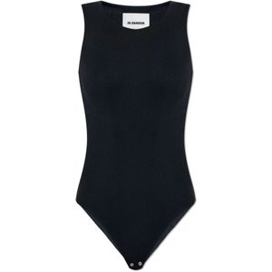 Jil Sander, Dames, Tops, Zwart, Maat: XS Viscose,