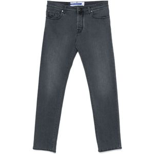 Jacob Cohën, Heren, Jeans, Grijs, Maat: W31 Katoen,