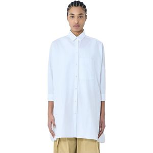 Jil Sander, Dames, Blouses & Shirts, Wit, Maat: XS Katoen,