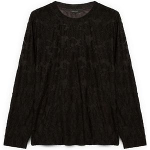 Fiorella Rubino, Dames, Blouses & Shirts, Zwart, Maat: XS Poliester,