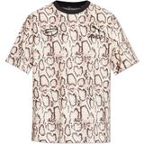 Puma - Snake Tee - T-shirt - Beige - Katoen