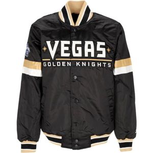 Starter, Heren, Jassen, Veelkleurig, Maat: M Satijn,