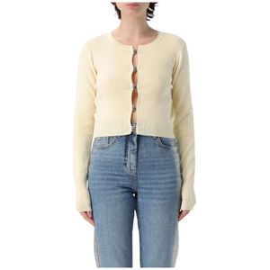 Patrizia Pepe, Dames, Truien, Beige, Maat: S