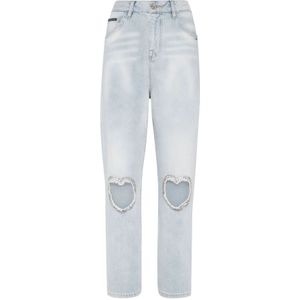 Philipp Plein, Dames, Jeans, Blauw, Maat: W29 Denim,