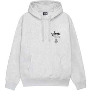 Stüssy, Heren, Sweatshirts & Hoodies, Grijs, Maat: L