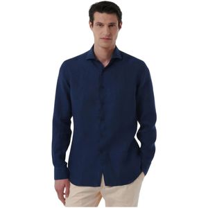 Xacus, Heren, Overhemden, Blauw, Maat: 3XL