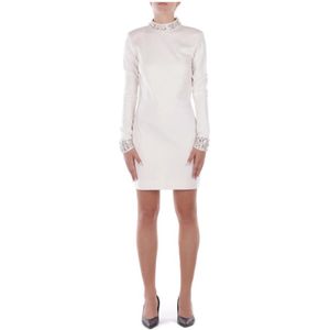 Blugirl, Dames, Jurken, Wit, Maat: S Viscose,