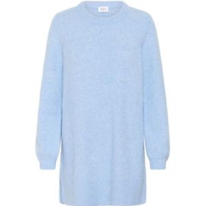 Saint Tropez, Dames, Truien, Blauw, Maat: M Katoen,