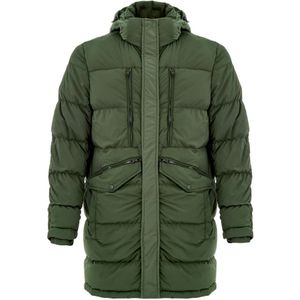 Paul & Shark, Heren, Mantels, Groen, Maat: L Leer,