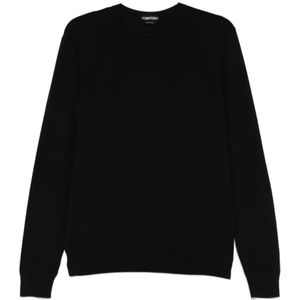 Tom Ford, Heren, Truien, Zwart, Maat: L Wol,
