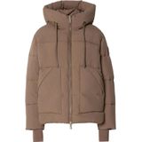 MOS Mosh, Dames, Jassen, Bruin, Maat: XS Nylon,