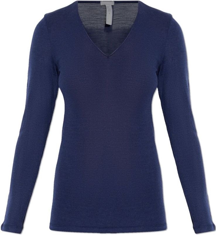 Hanro, Dames, Tops, Blauw, Maat: XS Zijde,