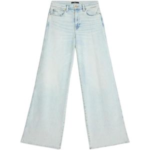 7 For All Mankind, Dames, Jeans, Blauw, Maat: W30 Denim,