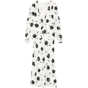 Alessandra Rich, Dames, Jurken, Wit, Maat: L Zijde,