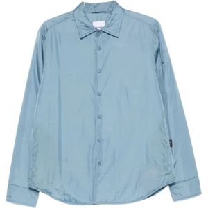 Aspesi, Heren, Overhemden, Blauw, Maat: XL