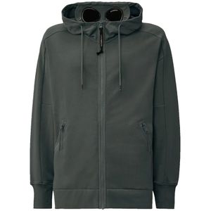 C.p. Company, Heren, Sweatshirts & Hoodies, Groen, Maat: M Katoen,