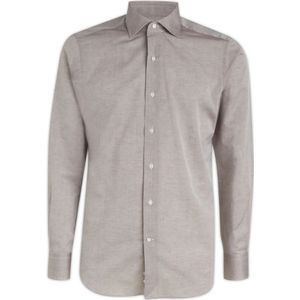 Alessandro Gherardi, Heren, Overhemden, Beige, Maat: 4XL