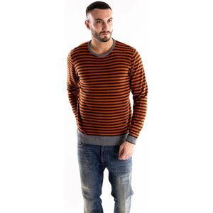 In the box, Heren, Truien, Oranje, Maat: M Wol,