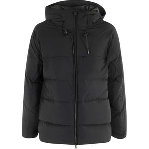 Aspesi, Dames, Jassen, Zwart, Maat: S Polyamide,