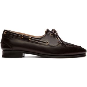 Loafers - Twotone - Leer - Lace-up Sluiting
