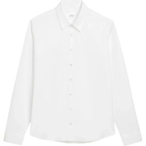 Ami Paris, Heren, Overhemden, Wit, Maat: XL Katoen,