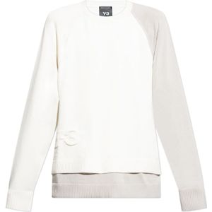 Y-3, Heren, Truien, Wit, Maat: L