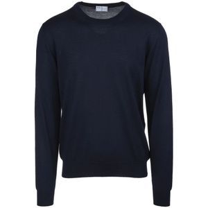Fedeli, Heren, Truien, Blauw, Maat: 2XL Kasjmier,