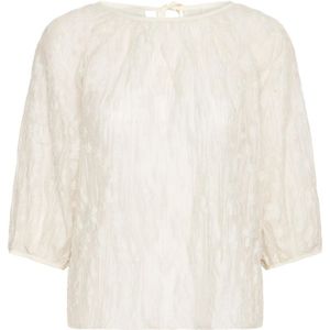 Ichi, Dames, Blouses & Shirts, Beige, Maat: XS Nylon,