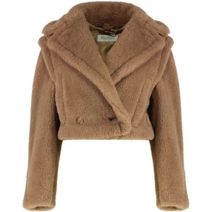 Max Mara, Dames, Jassen, Bruin, Maat: XS Zijde,