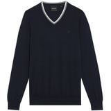 Lyle & Scott - V-halstrui - Donkerblauw - Regular Fit