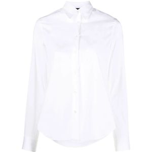 Aspesi, Dames, Blouses & Shirts, Wit, Maat: L