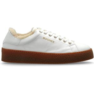 Bogner, Dames, Schoenen, Wit, Maat: 38 EU Leer,