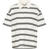 Kaffe - KAPirrie - T-shirt - Zwart/Wit - Gestreept - Katoen