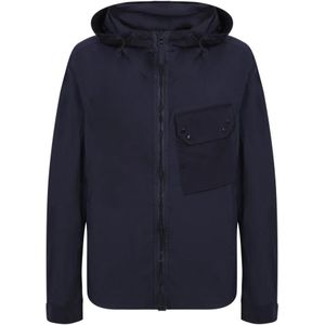 Ten C, Heren, Sweatshirts & Hoodies, Blauw, Maat: L Katoen,