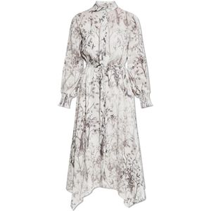 AllSaints, Dames, Jurken, Wit, Maat: S Linnen,