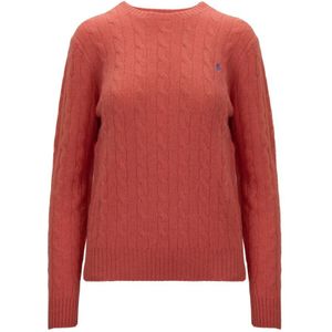 Ralph Lauren, Dames, Truien, Rood, Maat: L Wol,