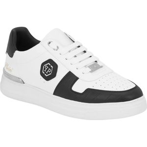 Philipp Plein, unisex, Schoenen, Wit, Maat: 35 EU Leer,