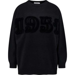 Max Mara, Dames, Truien, Zwart, Maat: M Wol,