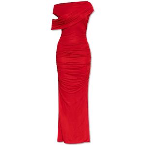 Blumarine, Dames, Jurken, Rood, Maat: XS Viscose,