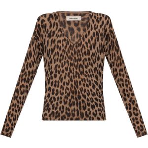 Zadig & Voltaire, Dames, Truien, Bruin, Maat: S Kasjmier,