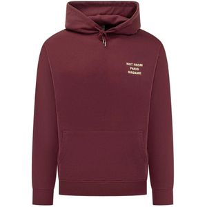Drole de Monsieur, Heren, Sweatshirts & Hoodies, Rood, Maat: L Katoen,