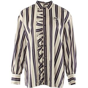 Pinko, Dames, Blouses & Shirts, Veelkleurig, Maat: 2XS Viscose,