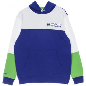 Mitchell & Ness, Heren, Sweatshirts & Hoodies, Blauw, Maat: XL Fleece,