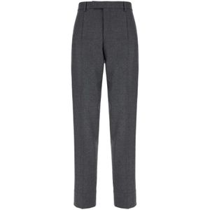 Zegna, Heren, Broeken, Grijs, Maat: L Katoen,
