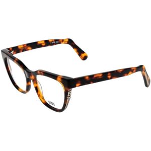 Gcds - Dames Bruine Vlinderbril - Acetaat Montuur - Plastic Lenzen