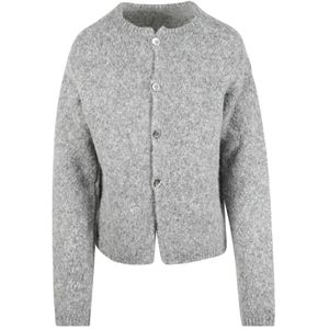 Semicouture, Dames, Truien, Grijs, Maat: M Wol,