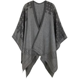 Twinset, Dames, Jassen, Grijs, Maat: ONE Size